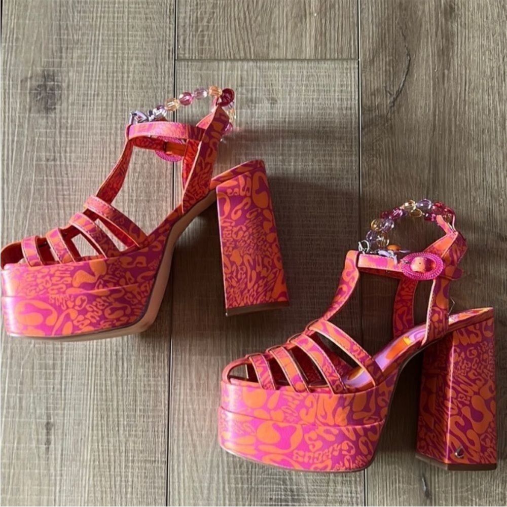Free People x Circus NY Paddie Platform Heels US 8.5 👠 - Picture 3 of 7